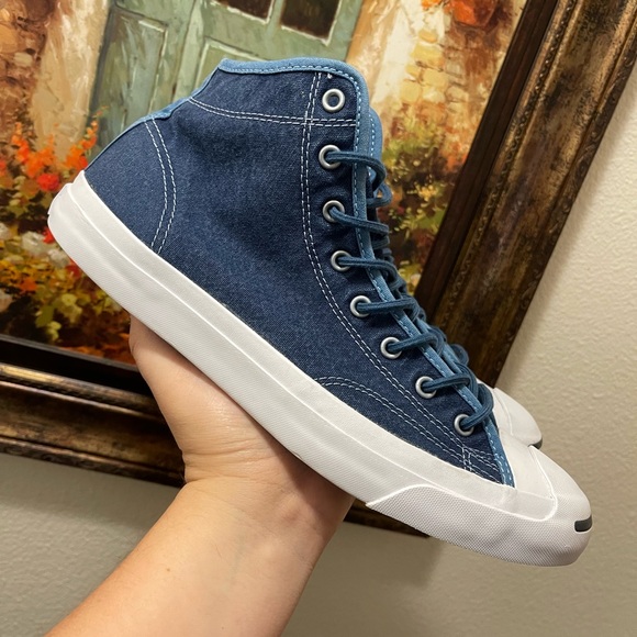 CONVERSE Jack Purcell Signature high Top sneake - Picture 1 of 14